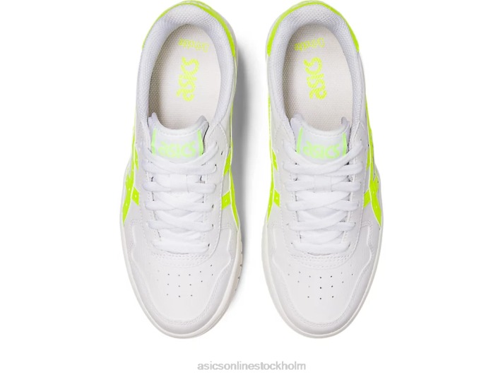 Asics japan s pf kvinnor D6D02221 vit/säkerhetsgul