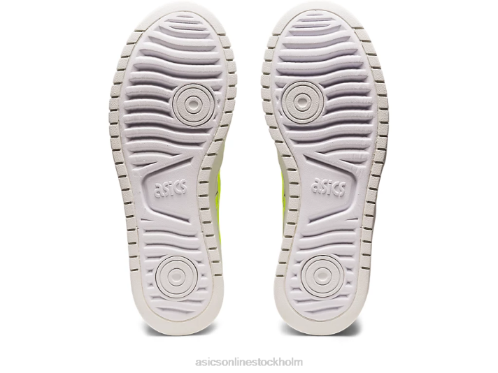 Asics japan s pf kvinnor D6D02221 vit/säkerhetsgul