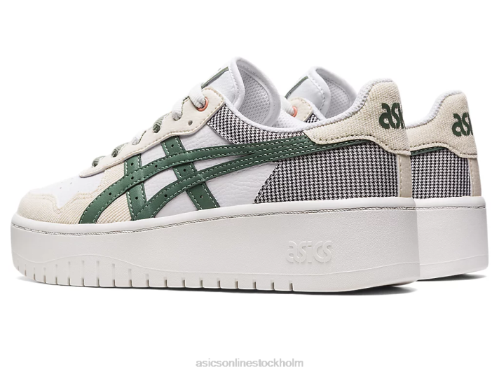 Asics japan s pf kvinnor D6D02273 vit/murgröna