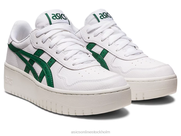 Asics japan s pf kvinnor D6D02637 vit/shamrock grön