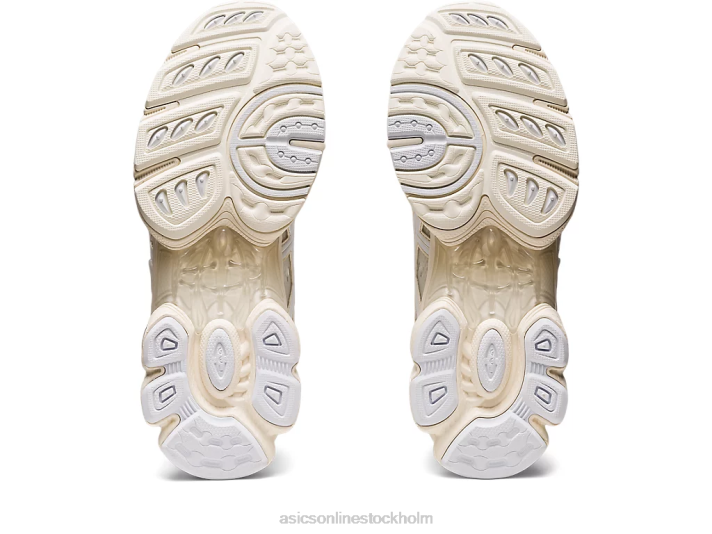 Asics jessica gonsalves gel-nimbus 9 kvinnor D6D0696 kräm/vit