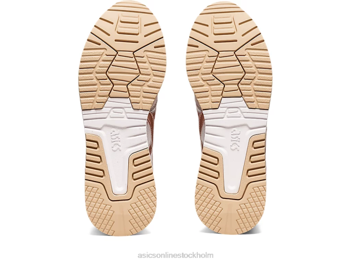 Asics lyte klassiker kvinnor D6D03179 vit/rosa guld