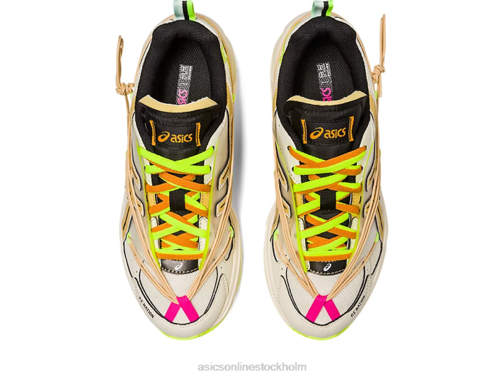 Asics pe nation x gel-1130 kvinnor D6D0776 grädde/papperspåse