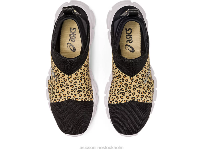 Asics quantum lyte slip-on kvinnor D6D03112 svart/sand