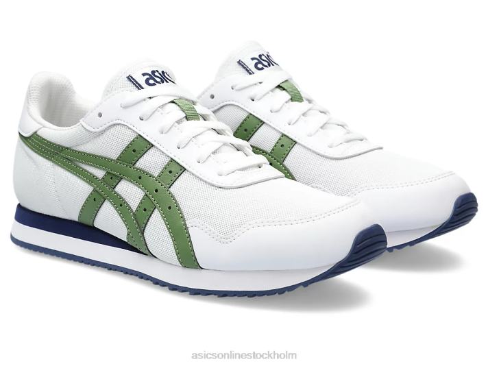 Asics tigerlöpare kvinnor D6D0208 vit/cedergrön