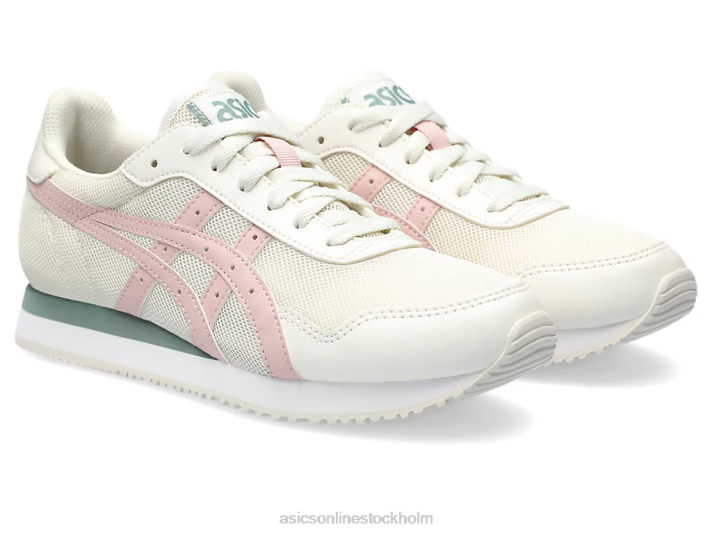 Asics tigerlöpare kvinnor D6D02299 grädde / ingefära persika