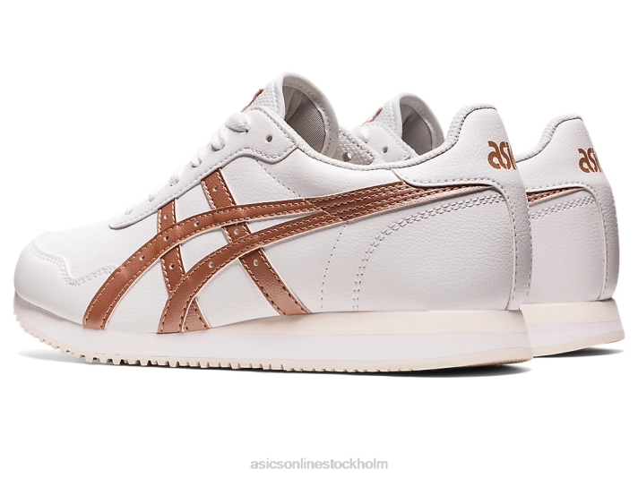 Asics tigerlöpare kvinnor D6D03140 vit/rosa guld