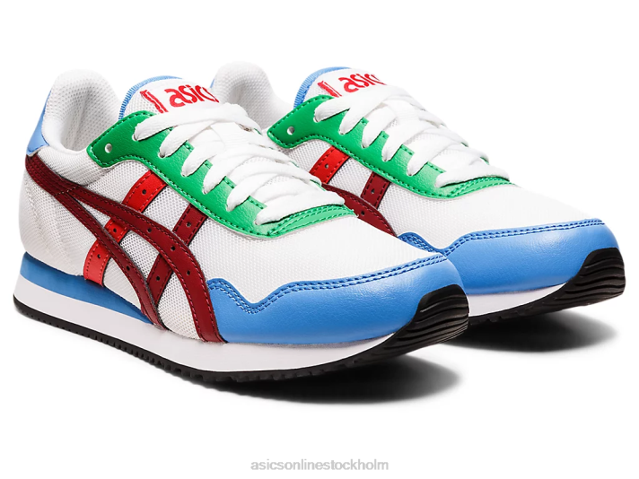 Asics tigerlöpare kvinnor D6D03148 vit/vinröd