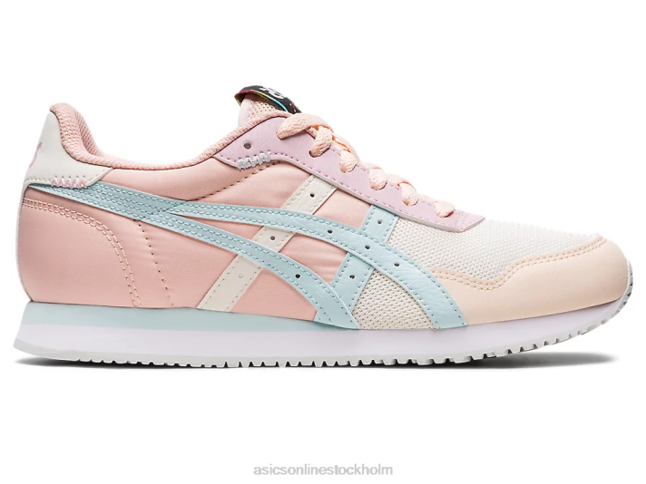 Asics tigerlöpare kvinnor D6D03150 grädde/aqua angel