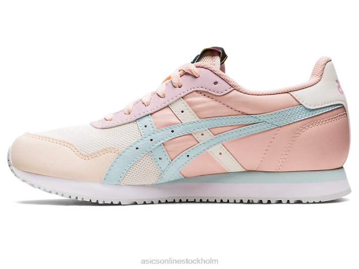 Asics tigerlöpare kvinnor D6D03150 grädde/aqua angel