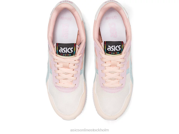 Asics tigerlöpare kvinnor D6D03150 grädde/aqua angel