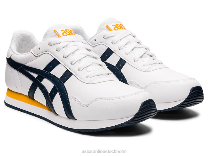 Asics tigerlöpare kvinnor D6D0641 vit/fransk blå