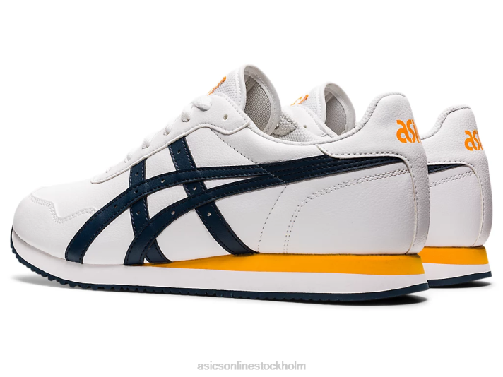 Asics tigerlöpare kvinnor D6D0641 vit/fransk blå