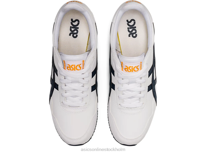 Asics tigerlöpare kvinnor D6D0641 vit/fransk blå