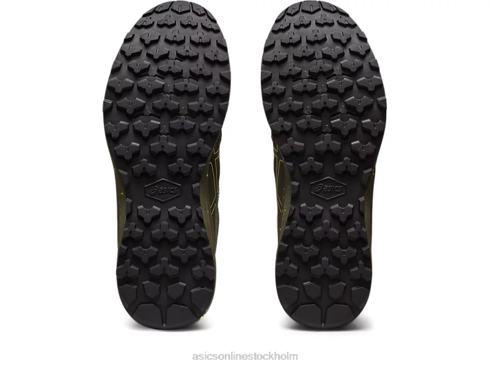 Asics torrans spår kvinnor D6D0220 brun sten/citrongnista