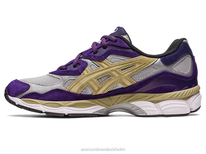 Asics vaken ny x gel-nyc kvinnor D6D0307 rent silver/gotisk druva