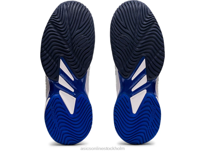 Asics domstol ff 2 kvinnor D6D03902 vit/lapis lazuli blå