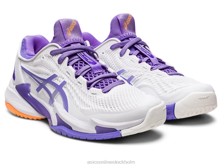 Asics domstol ff 3 kvinnor D6D02387 vit/ametist