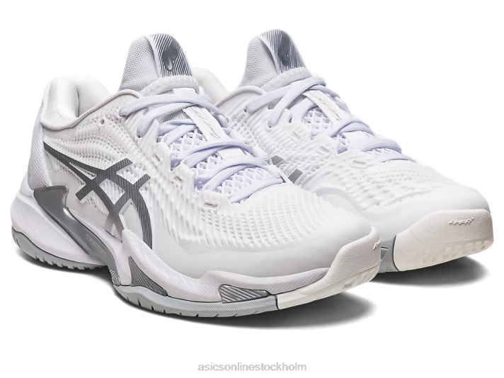 Asics domstol ff 3 kvinnor D6D02587 vit/rent silver