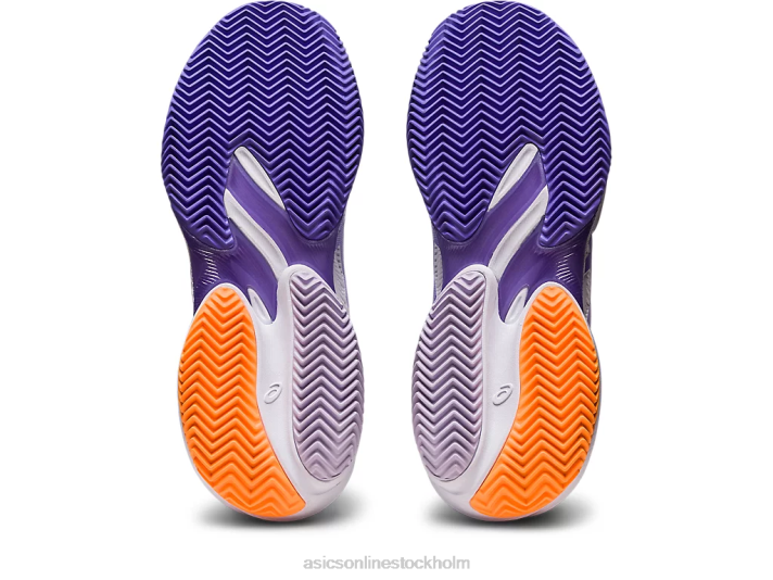 Asics domstol ff 3 lera kvinnor D6D02389 vit/ametist
