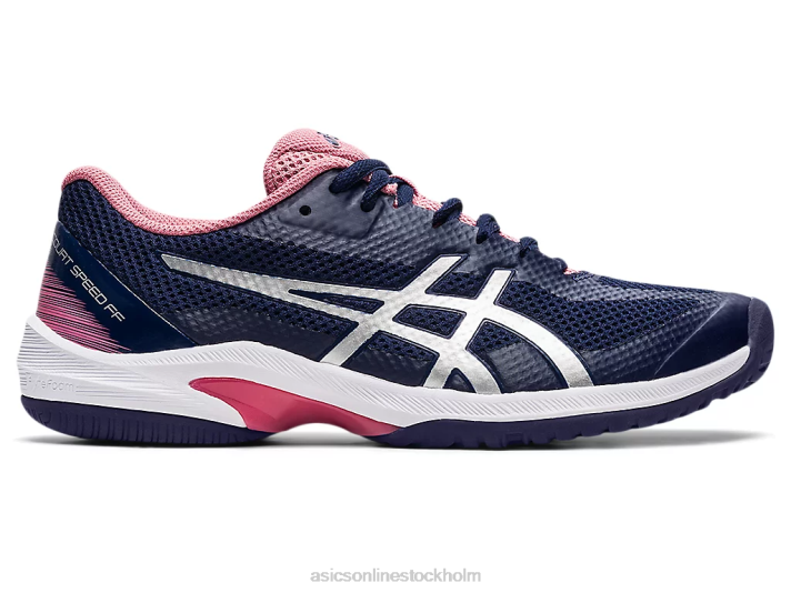 Asics domstol hastighet ff kvinnor D6D03511 peacoat/rent silver