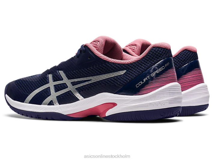 Asics domstol hastighet ff kvinnor D6D03511 peacoat/rent silver