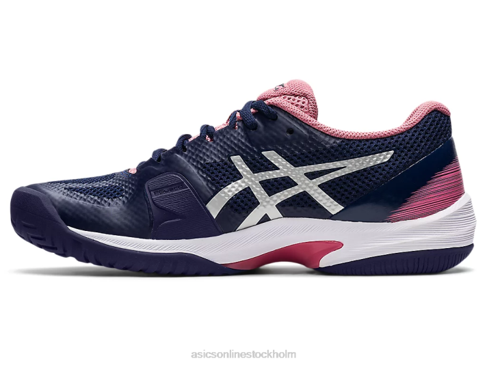 Asics domstol hastighet ff kvinnor D6D03511 peacoat/rent silver