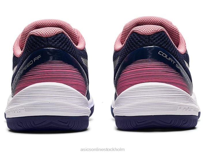 Asics domstol hastighet ff kvinnor D6D03511 peacoat/rent silver