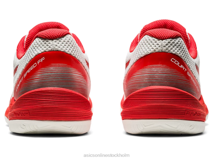 Asics domstol hastighet ff kvinnor D6D04102 vit/eldröd