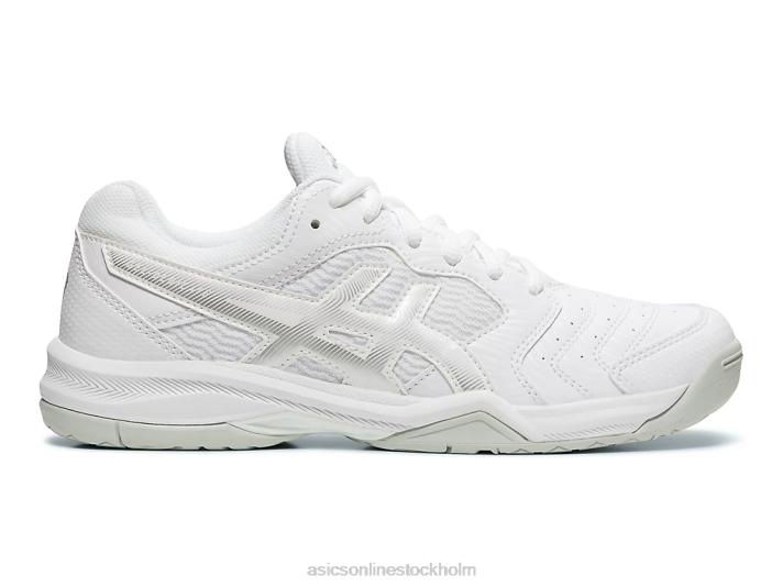 Asics gel-dedikerad 6 kvinnor D6D02592 vit/silver