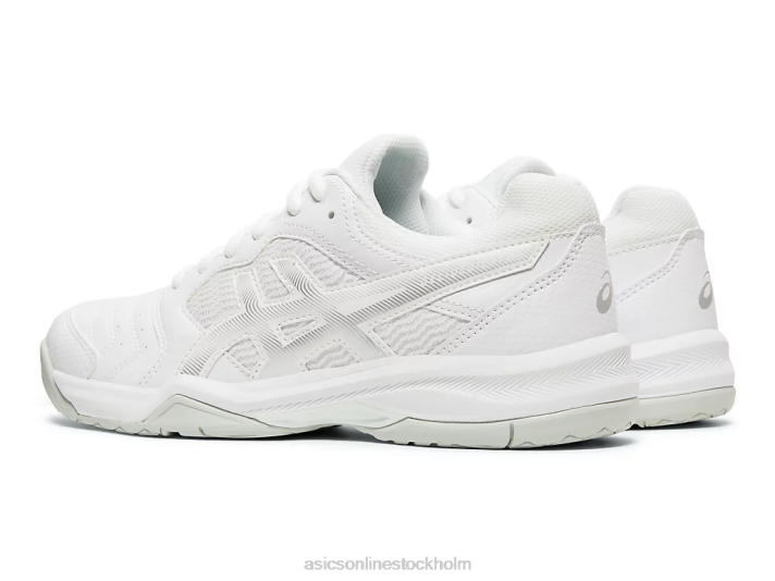Asics gel-dedikerad 6 kvinnor D6D02592 vit/silver