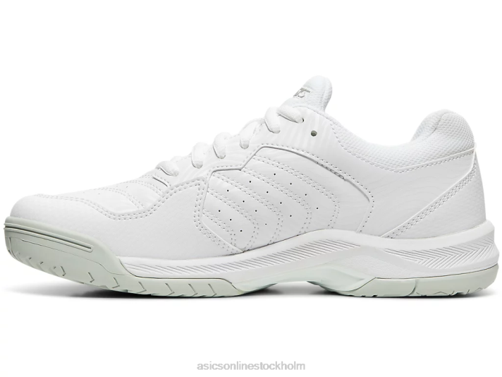 Asics gel-dedikerad 6 kvinnor D6D02592 vit/silver