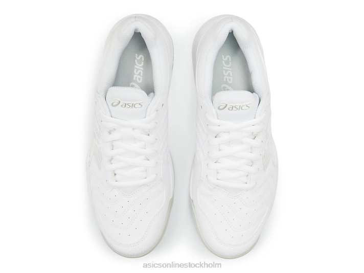 Asics gel-dedikerad 6 kvinnor D6D02592 vit/silver