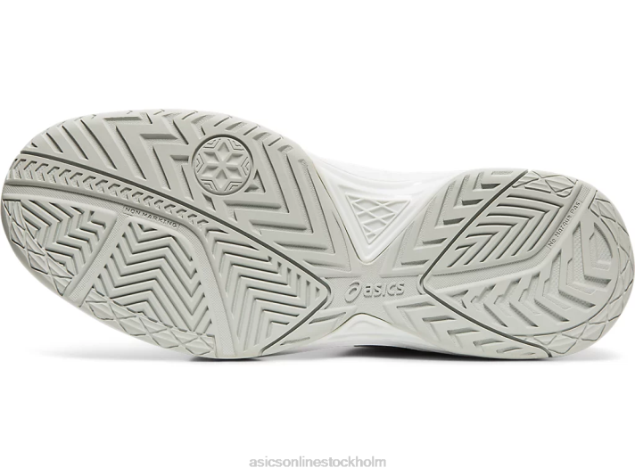 Asics gel-dedikerad 6 kvinnor D6D02592 vit/silver