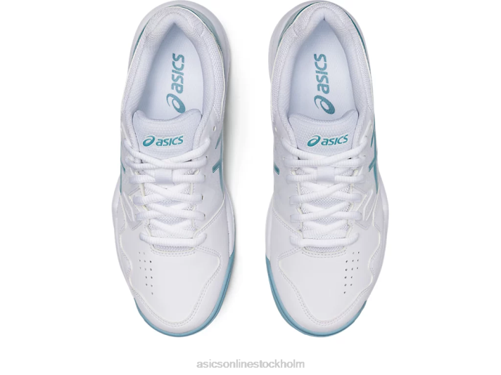 Asics gel-dedikerad 7 kvinnor D6D03181 vit/rökblå