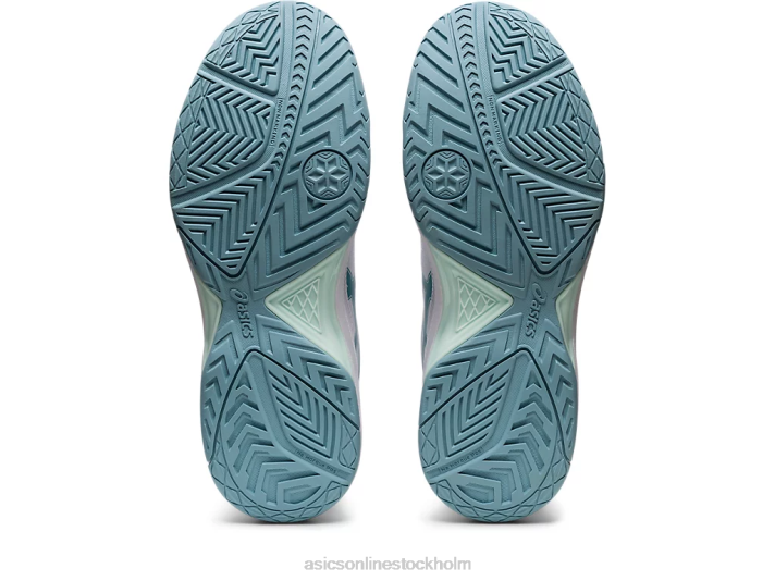Asics gel-dedikerad 7 kvinnor D6D03181 vit/rökblå