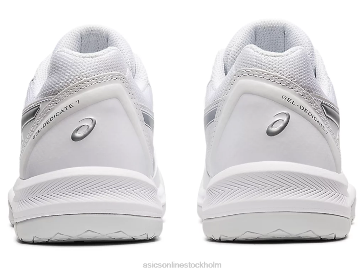 Asics gel-dedikerad 7 kvinnor D6D03768 vit/rent silver