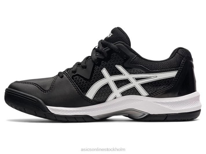 Asics gel-dedikerad 7 kvinnor D6D03856 svart vit