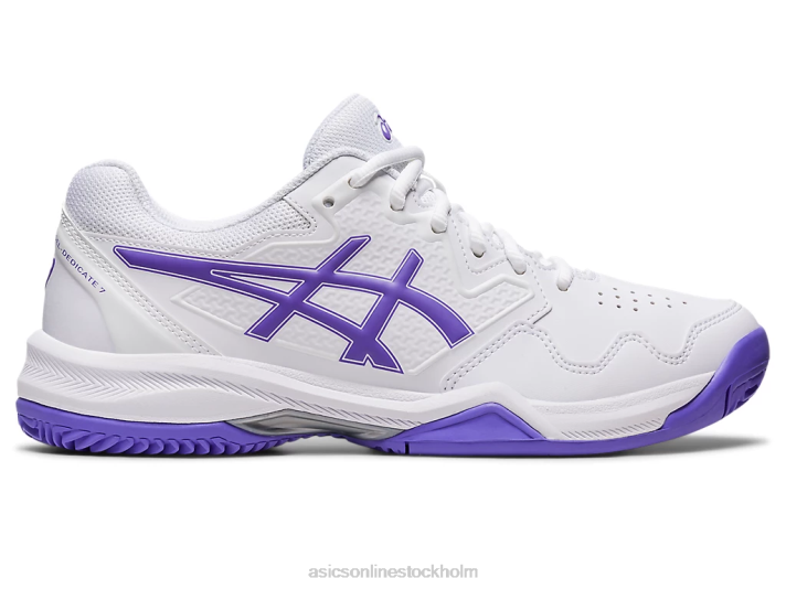 Asics gel-dedikerade 7 lera kvinnor D6D02541 vit/ametist