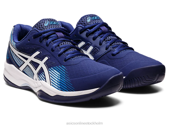 Asics gel-spel 8 kvinnor D6D03098 dyk blå/vit
