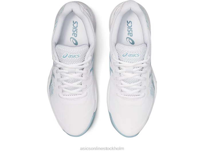 Asics gel-spel 8 kvinnor D6D03192 vit/rökblå