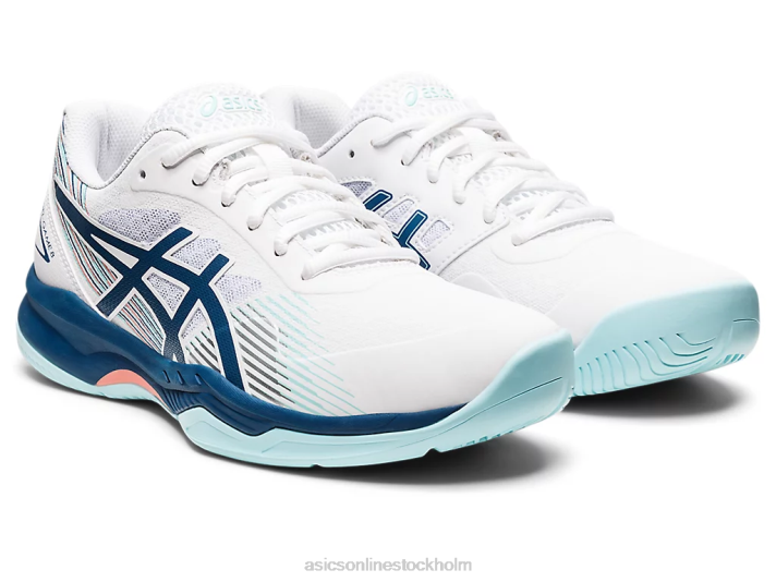 Asics gel-spel 8 kvinnor D6D03532 vit/ljus indigo