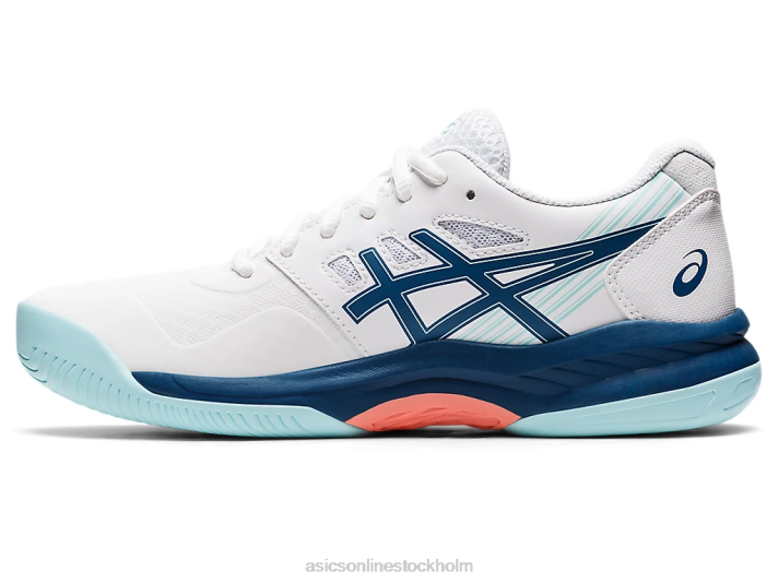 Asics gel-spel 8 kvinnor D6D03532 vit/ljus indigo