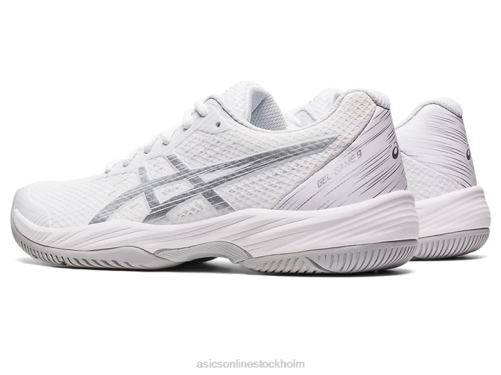 Asics gel-spel 9 kvinnor D6D02417 vit/rent silver