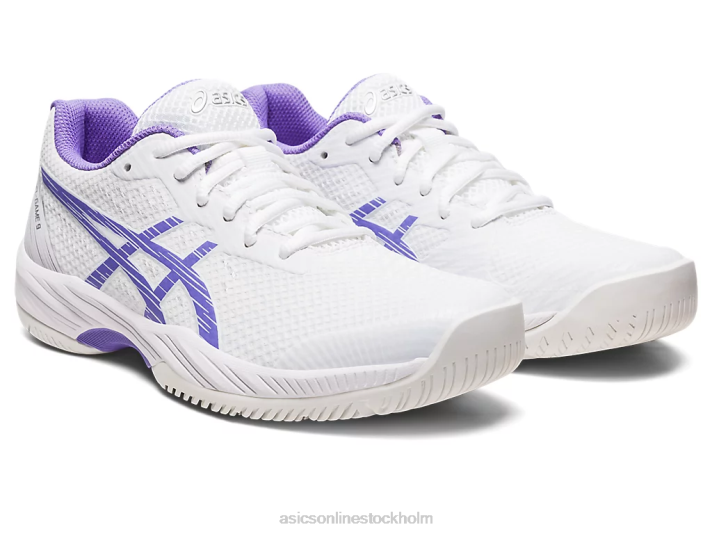 Asics gel-spel 9 kvinnor D6D02487 vit/ametist