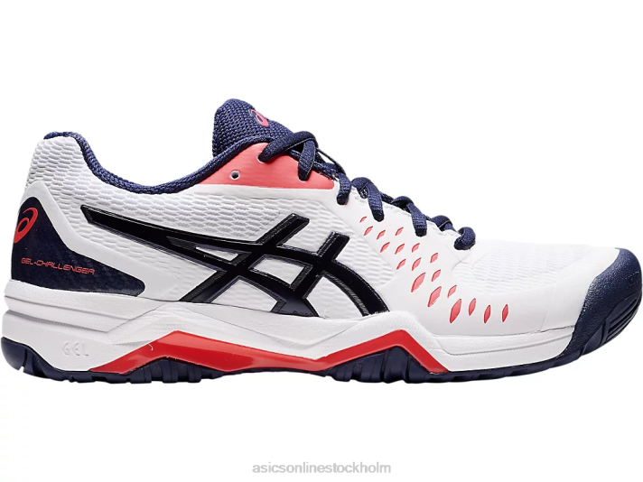 Asics gel-utmanare 12 kvinnor D6D04187 vit/peacoat