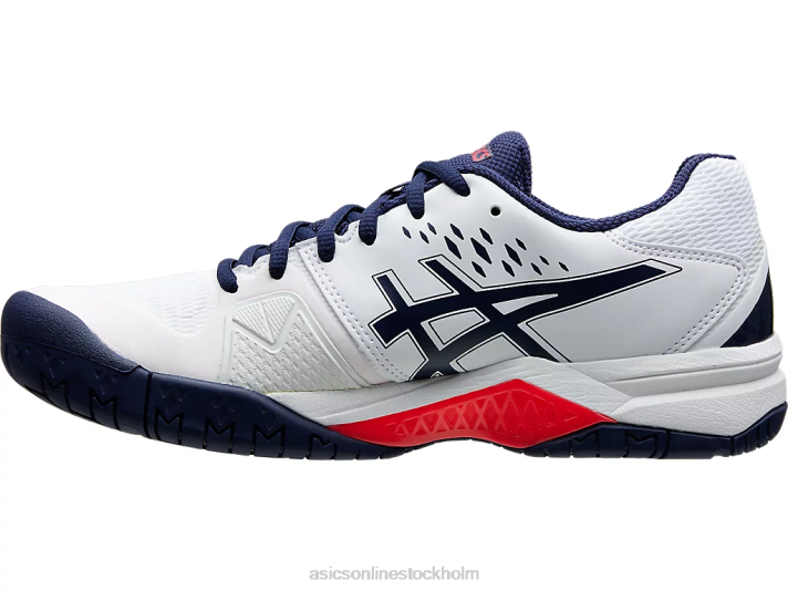 Asics gel-utmanare 12 kvinnor D6D04187 vit/peacoat