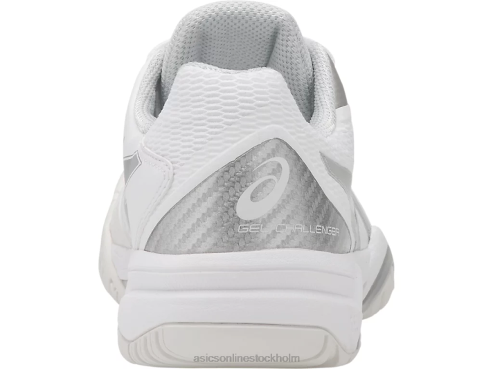 Asics gel-utmanare 12 kvinnor D6D04213 vit/silver