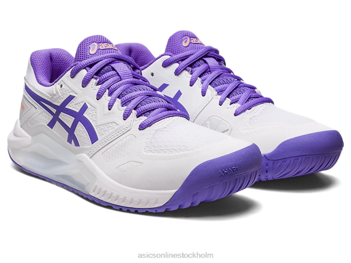 Asics gel-utmanare 13 kvinnor D6D02446 vit/ametist