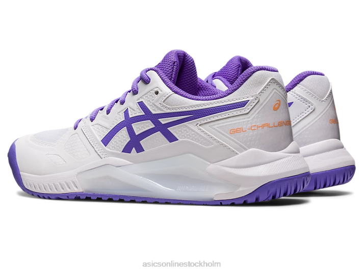 Asics gel-utmanare 13 kvinnor D6D02446 vit/ametist